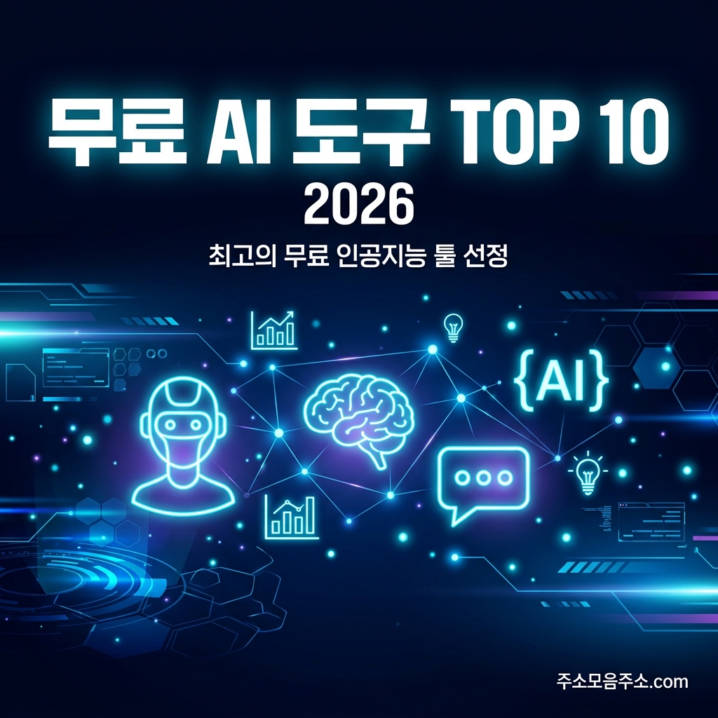2026년 무료 AI 도구 TOP 10