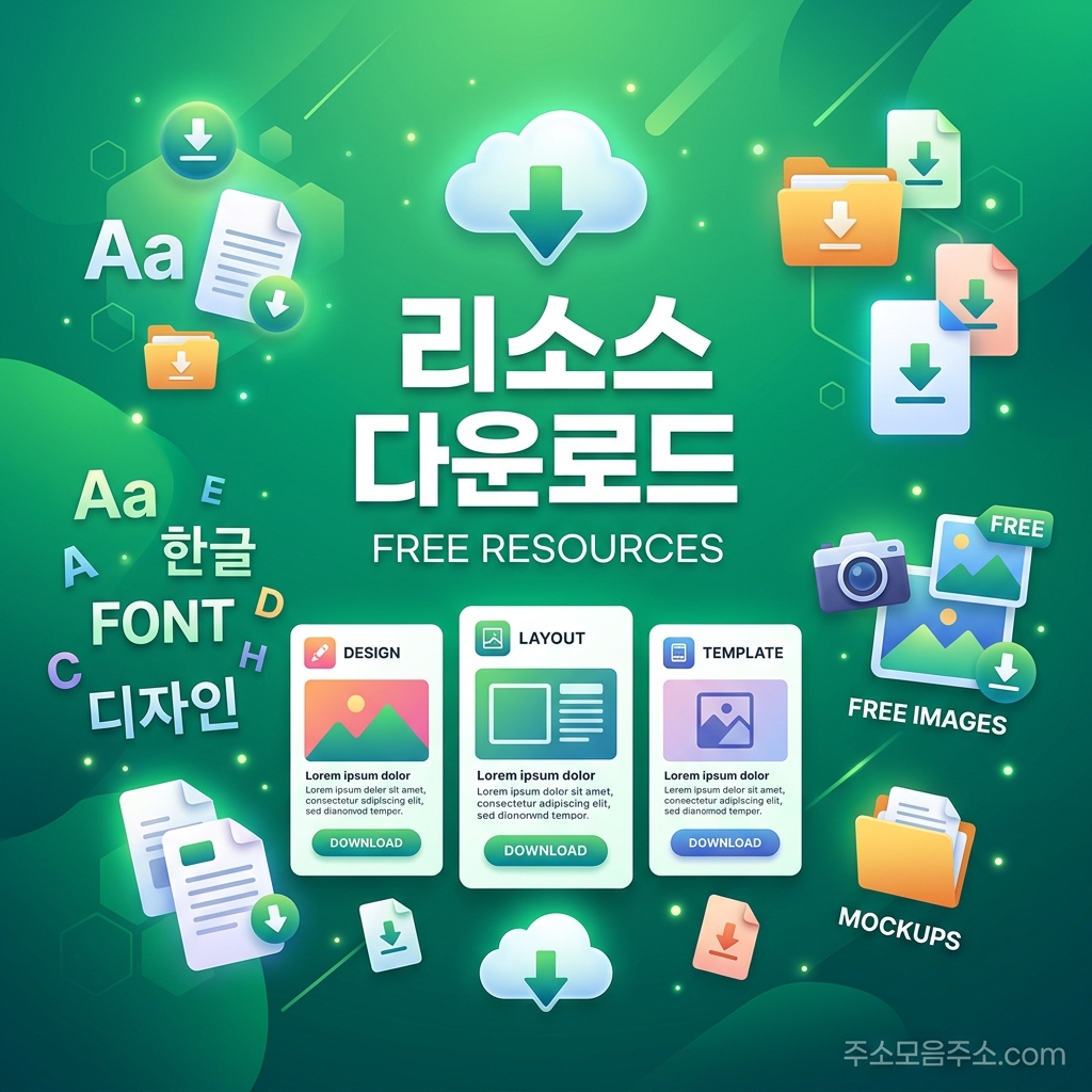 무료 디자인 리소스 모음